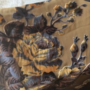 Gorgeous brown. velveteen scarf.